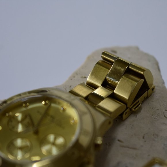 MARC BY MARC JACOBS Ladies Gold Blade Chronograph Watch - Picture 3 of 4